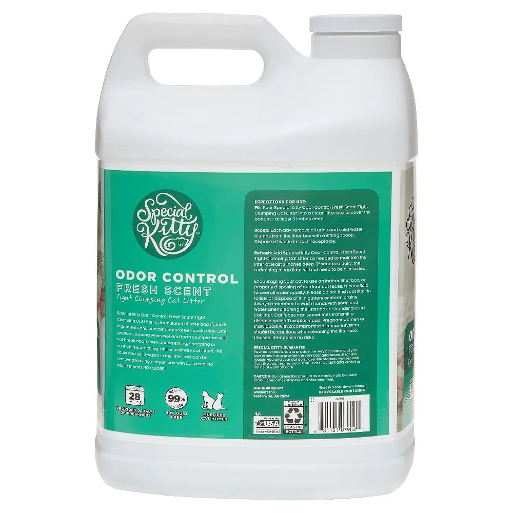 Scoopable Tight Clumping Cat Litter Fresh Scent Odor Control
