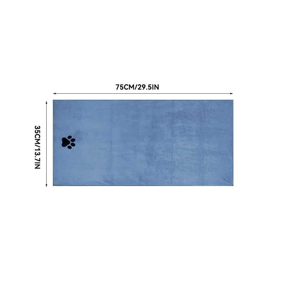Microfiber Pet Bath Towel for Dogs and Cats Grooming