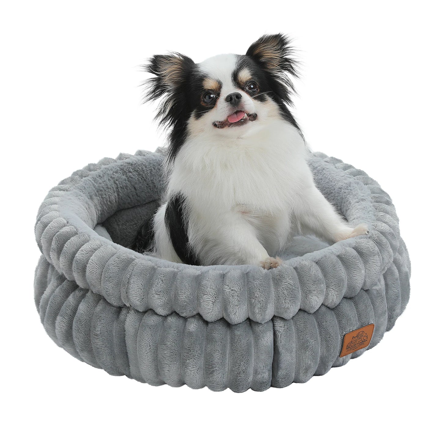 PAWZ Road Dog Bed Cozy Round Washable Anti Slip Bottom