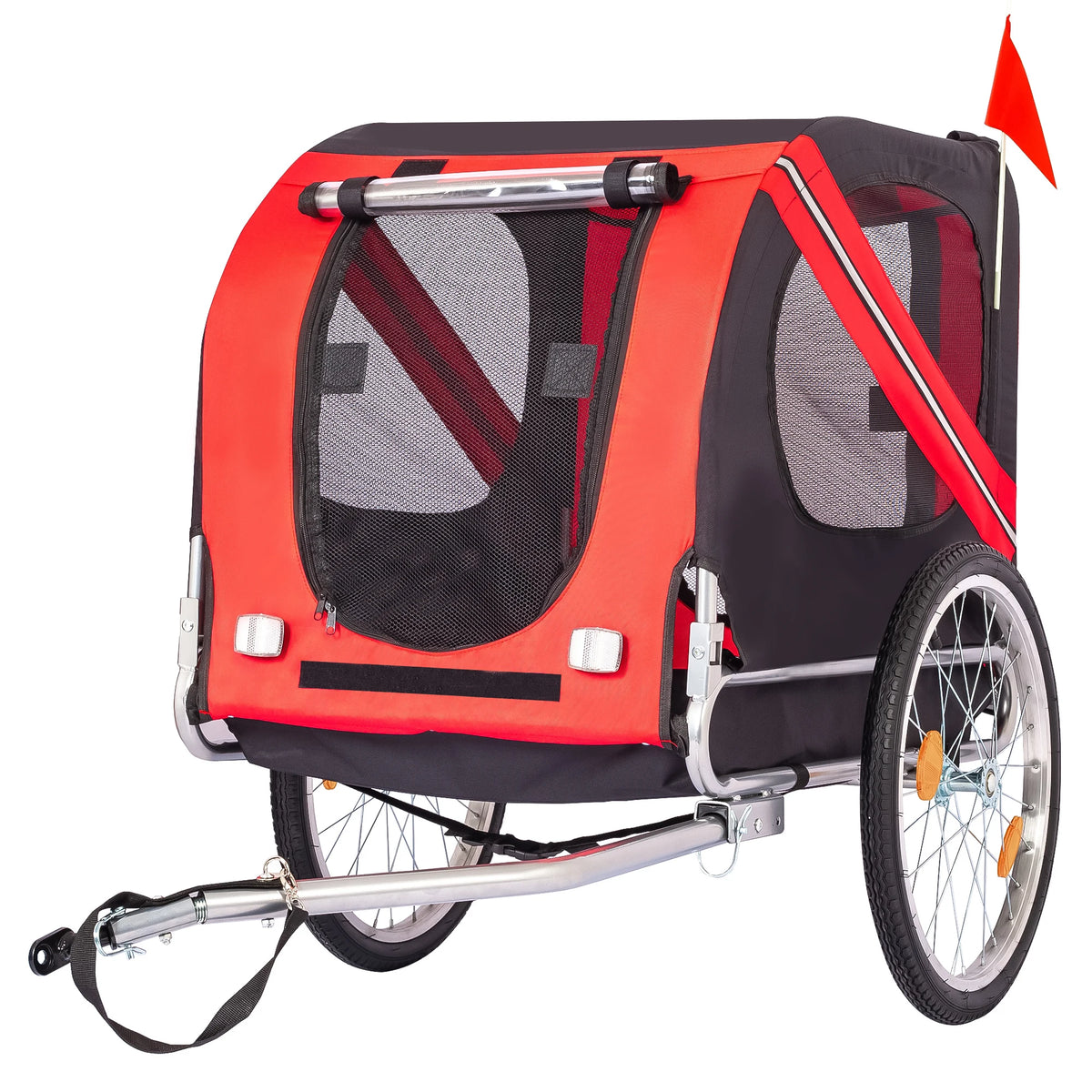 TWISTER CK Foldable Dog Bike Trailer Pet Bicycle Carrier