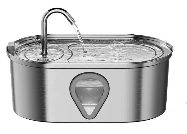 NPET Automatic Cat Water Fountain Stainless Steel