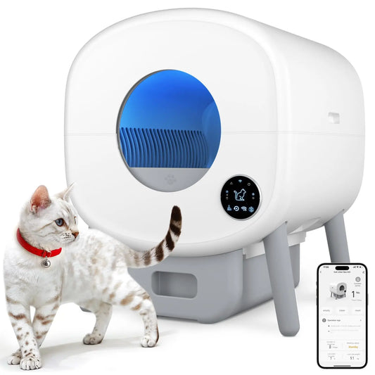 Fumoi Smart Automatic Cat Litter Box With App Control Safety