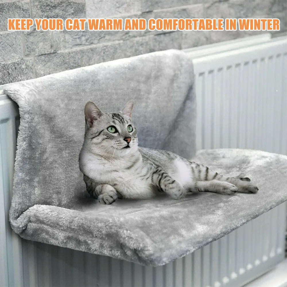 Removable Cat Radiator Hammock Bed With Durable Metal Frame