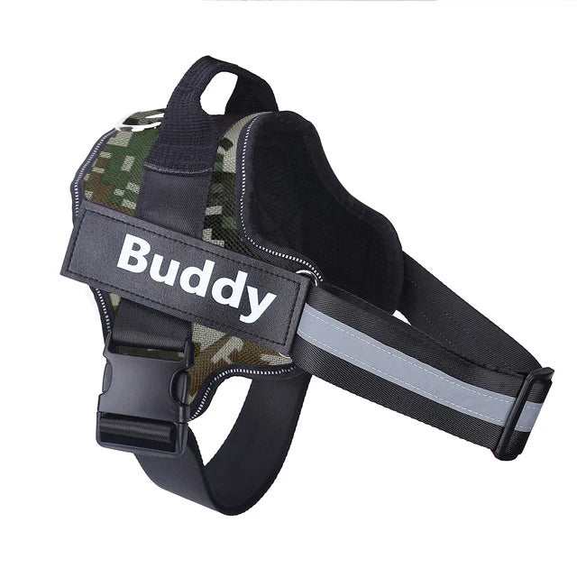 Bolux Personalized No Pull Reflective Dog Harness Vest