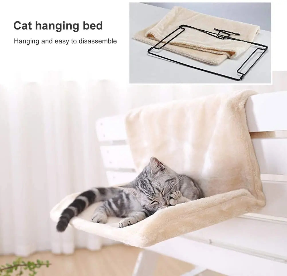 Removable Cat Radiator Hammock Bed With Durable Metal Frame