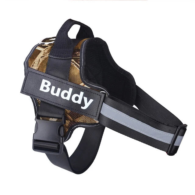 Bolux Personalized No Pull Reflective Dog Harness Vest