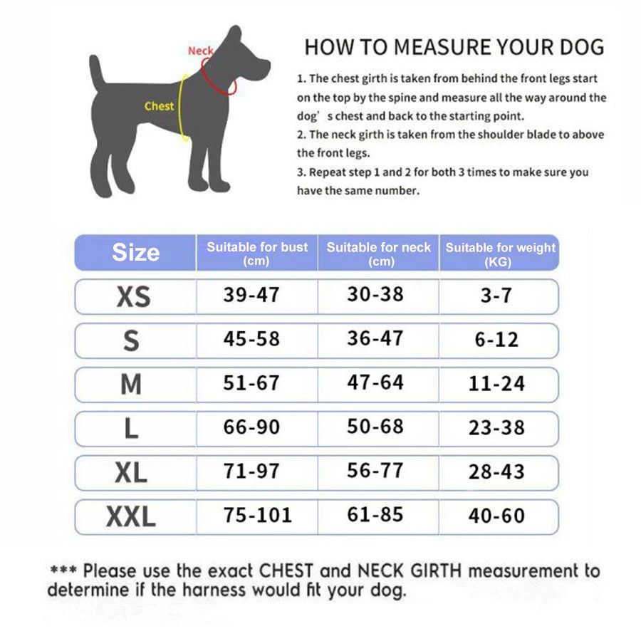 Bolux Personalized No Pull Reflective Dog Harness Vest