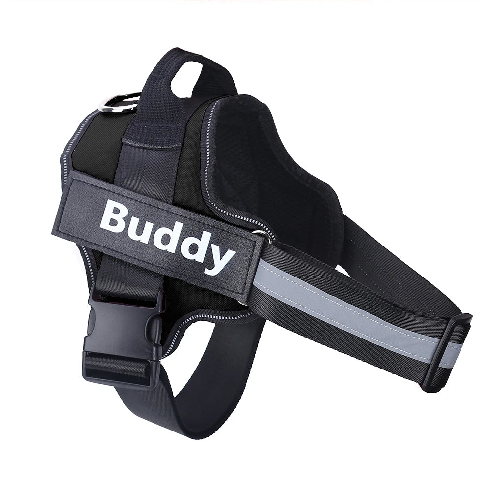 Bolux Personalized No Pull Reflective Dog Harness Vest