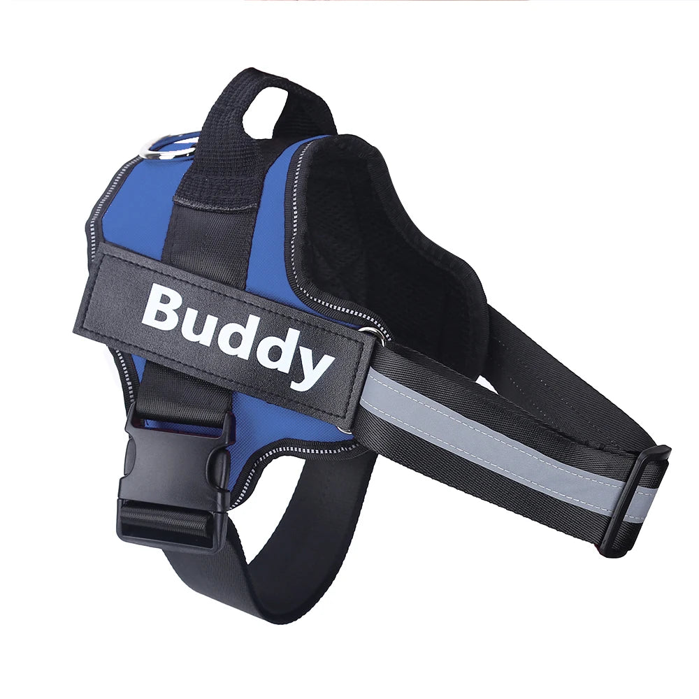 Bolux Personalized No Pull Reflective Dog Harness Vest