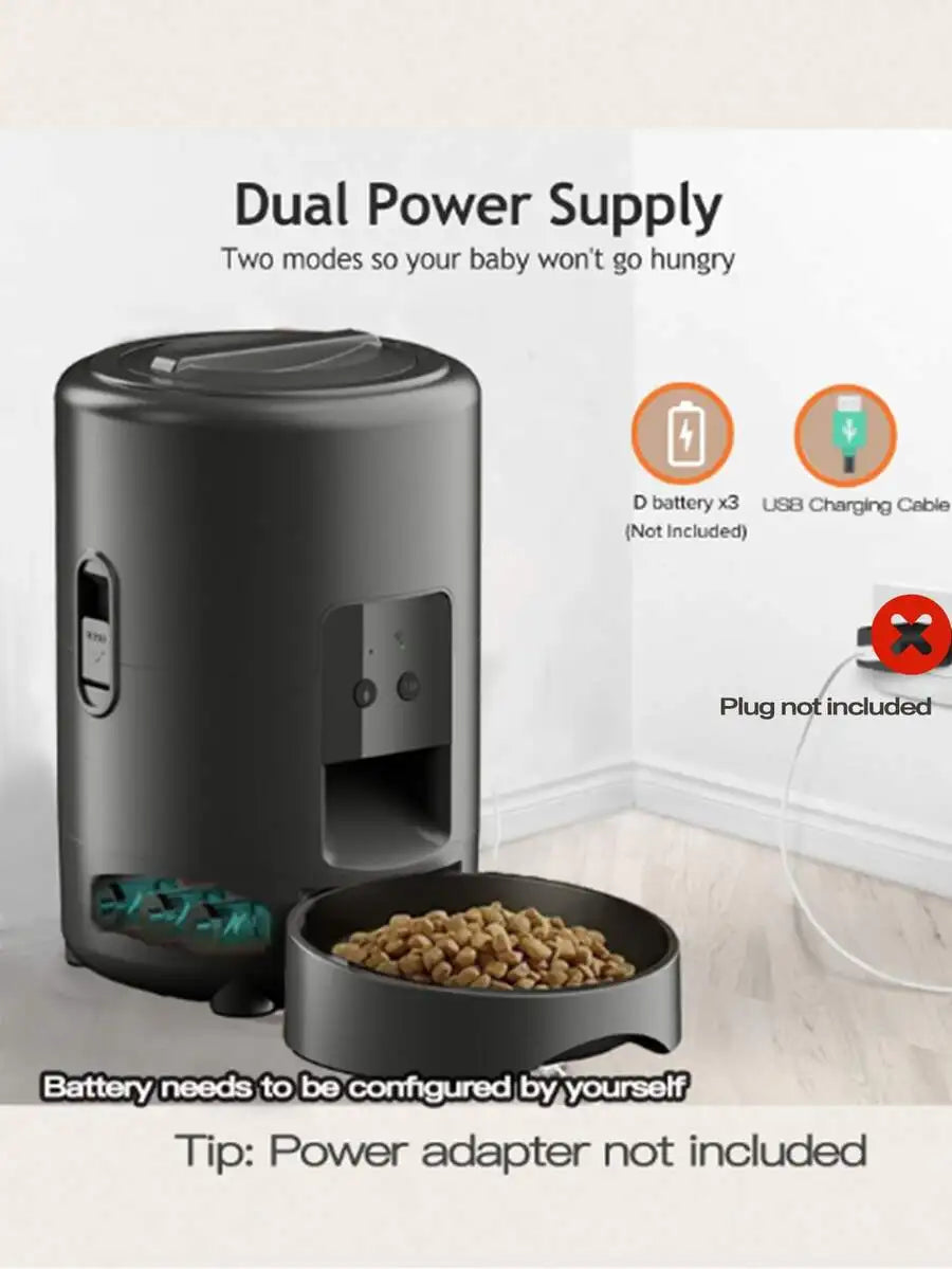 Automatic Cat And Dog Feeder With App Control And WiFi