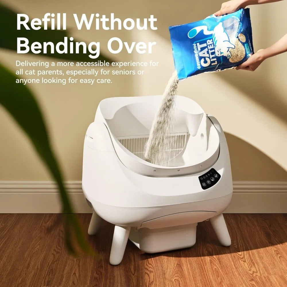 Self Cleaning Cat Litter Box OpenX 5G WiFi