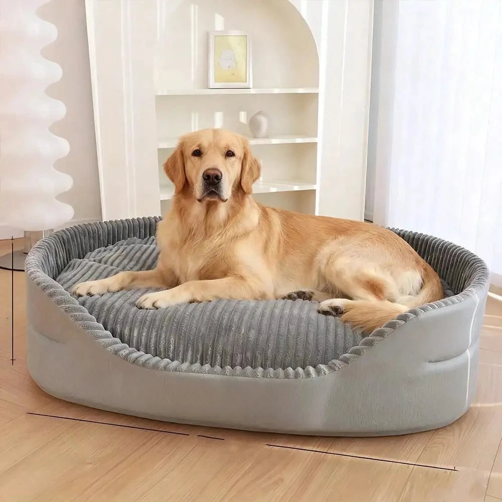 Machine Washable Soft Cozy Pet Bed For Dogs And Cats