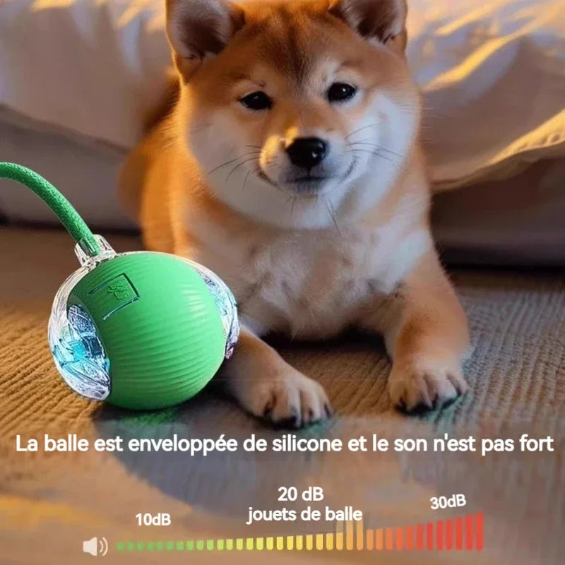 Automatic Rolling Dog Interactive Ball Toy Rechargeable