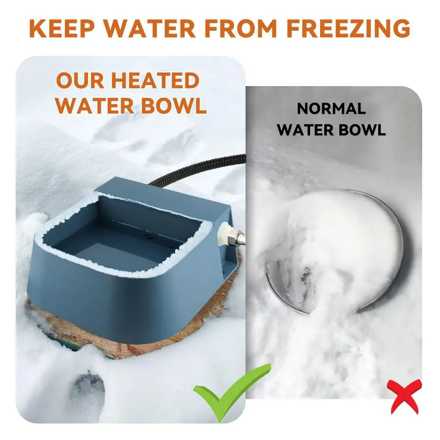 Automatic Heated Water Dispenser For Dogs And Cats Indoor Outdoor