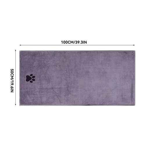 Microfiber Pet Bath Towel for Dogs and Cats Grooming