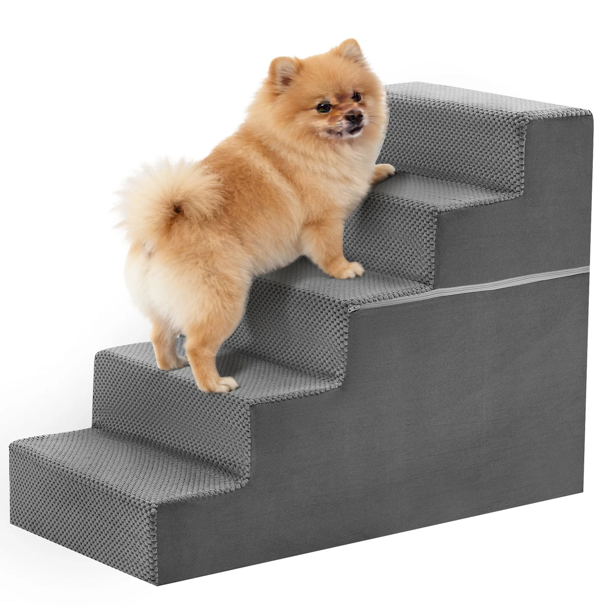 Curved Foam Dog Stairs Ramp Non Slip Indoor Climbing Aid