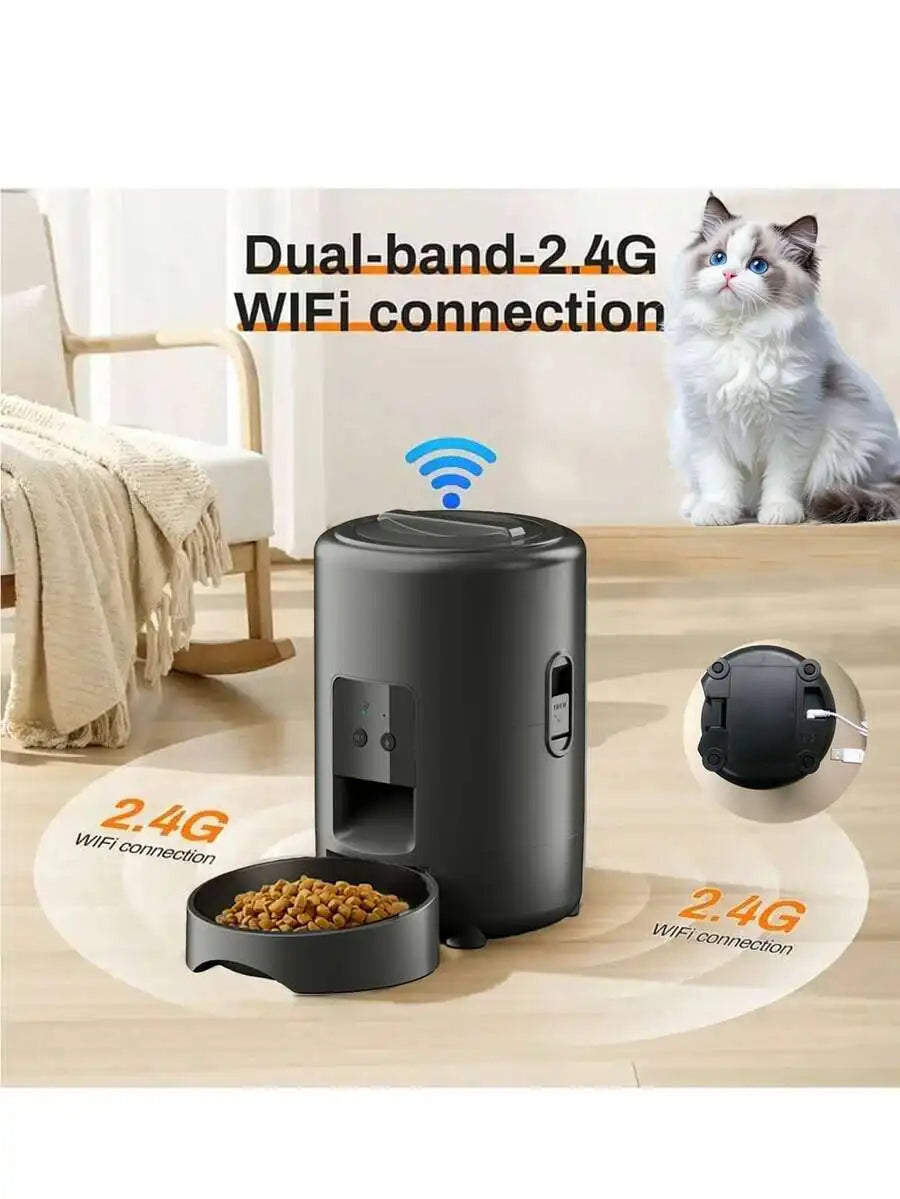 Automatic Cat And Dog Feeder With App Control And WiFi
