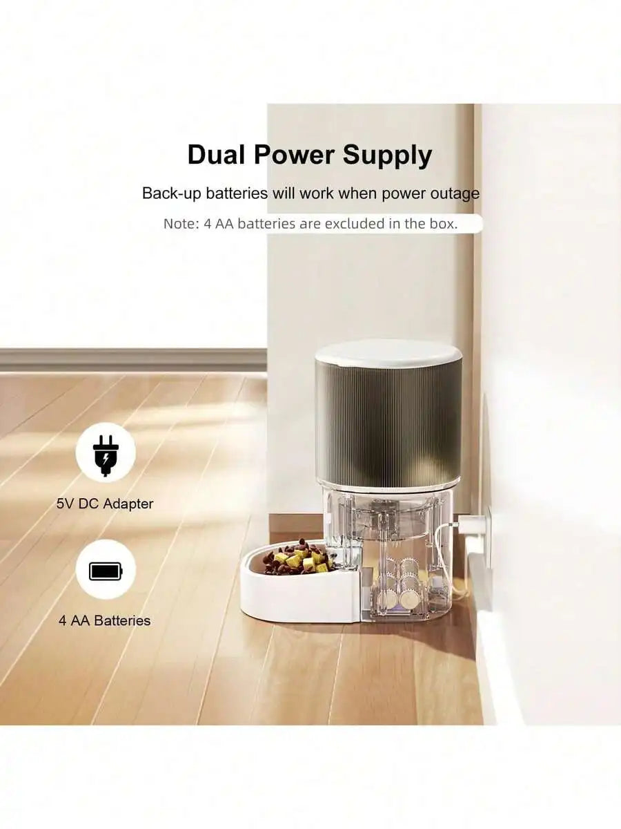 Automatic Pet Feeder For Cats And Dogs, Easy Install
