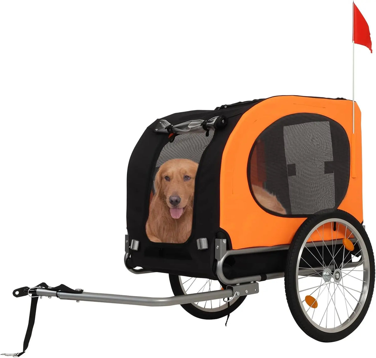 TWISTER CK Foldable Dog Bike Trailer Pet Bicycle Carrier