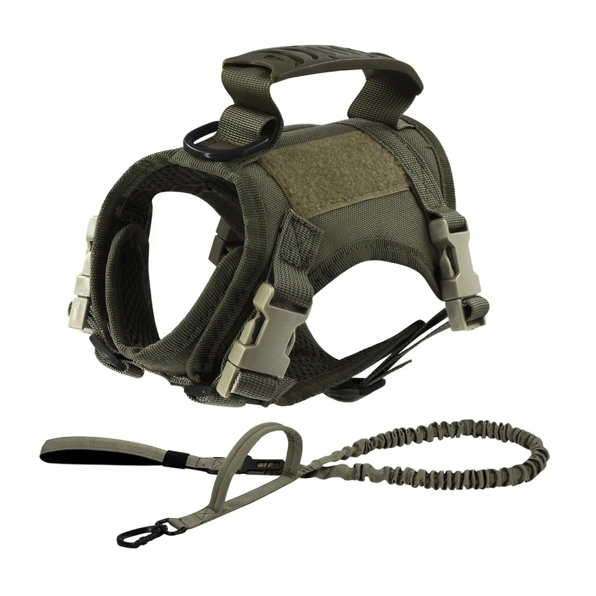 PETRAVEL Tactical Puppy Harness And Leash Set For Small Dogs
