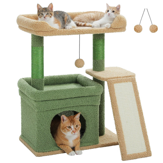 PAWZ Road Cat Tree Indoor Tower With Sisal Scratching Post