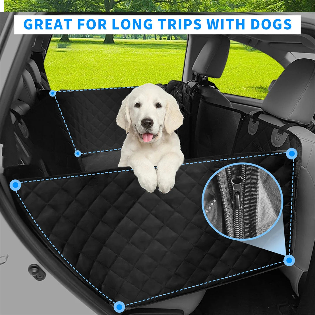 Bingopaw Waterproof Dog Car Seat Cover Hammock For Back Seat