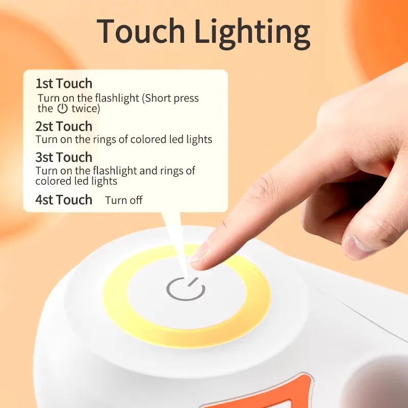 Booteely Retractable Dog Leash With LED Flashlight