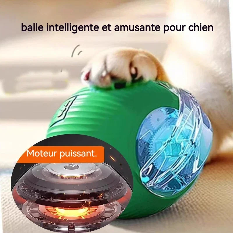 Automatic Rolling Dog Interactive Ball Toy Rechargeable