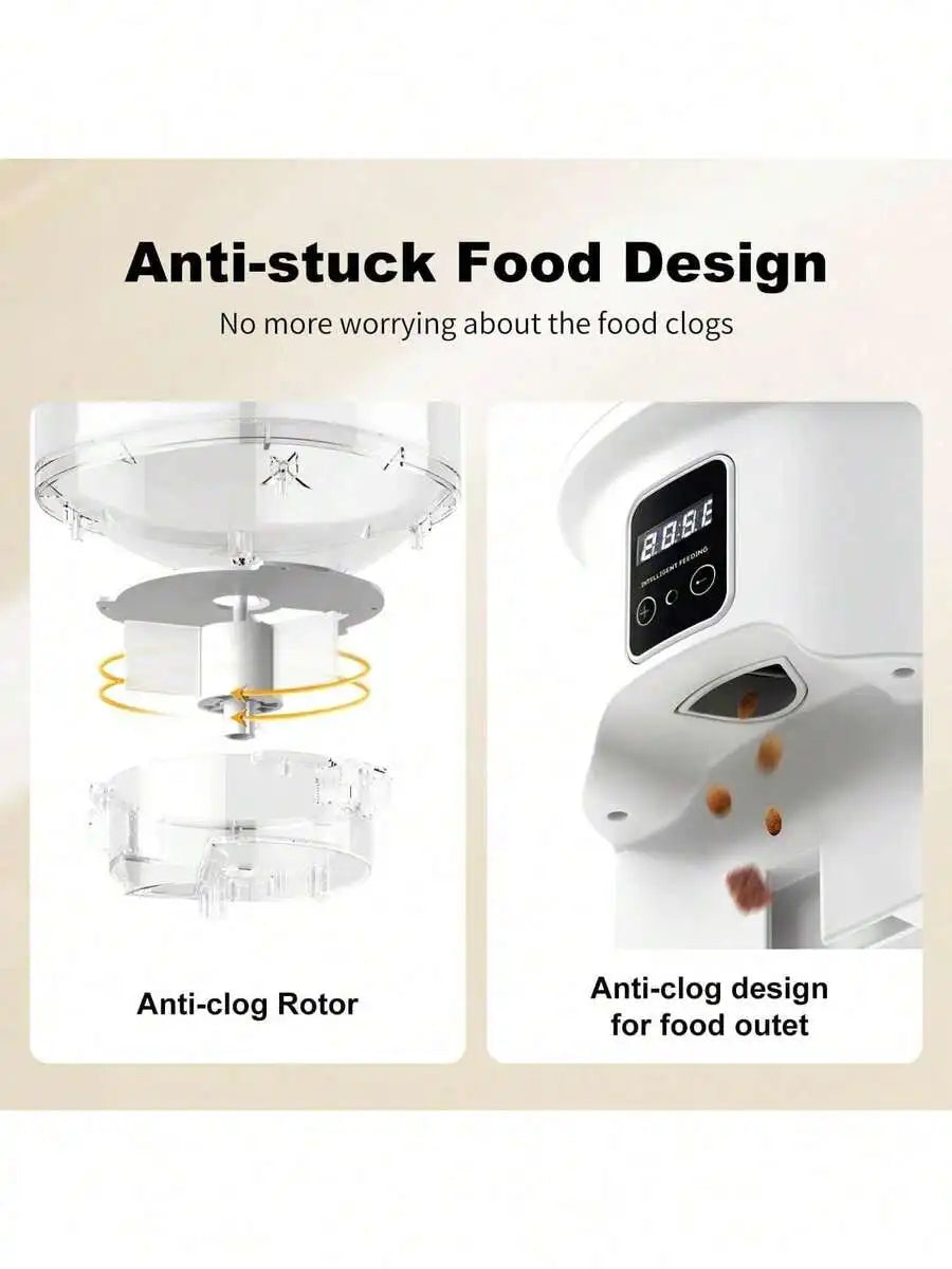 Automatic Pet Feeder For Cats And Dogs, Easy Install