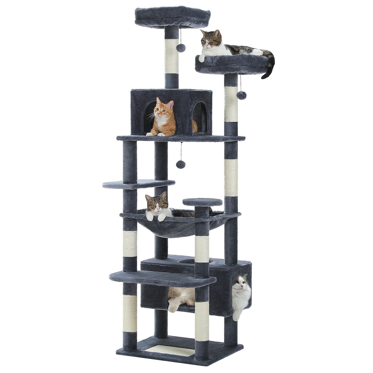 PAWZ Road Cat Tree Indoor Tower With Durable Sisal Posts