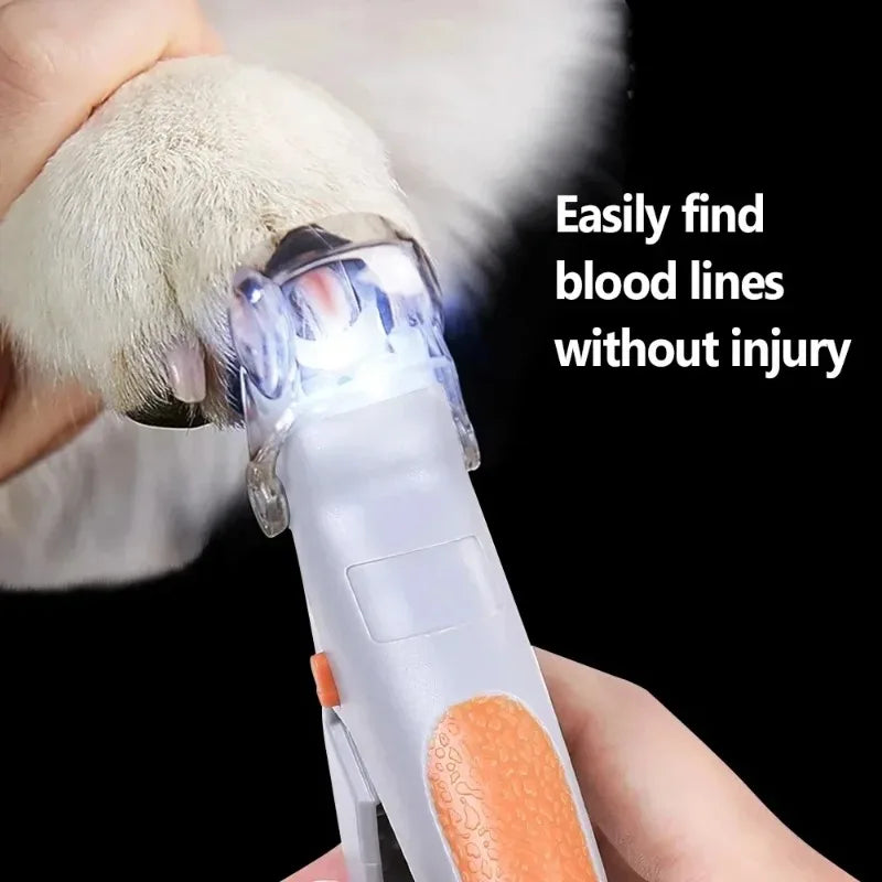 LED Pet Nail Clipper For Safe Dog And Cat Grooming