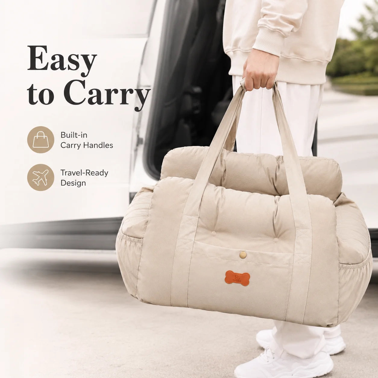 Dog Car Seat Booster For Small To Medium Dogs Portable