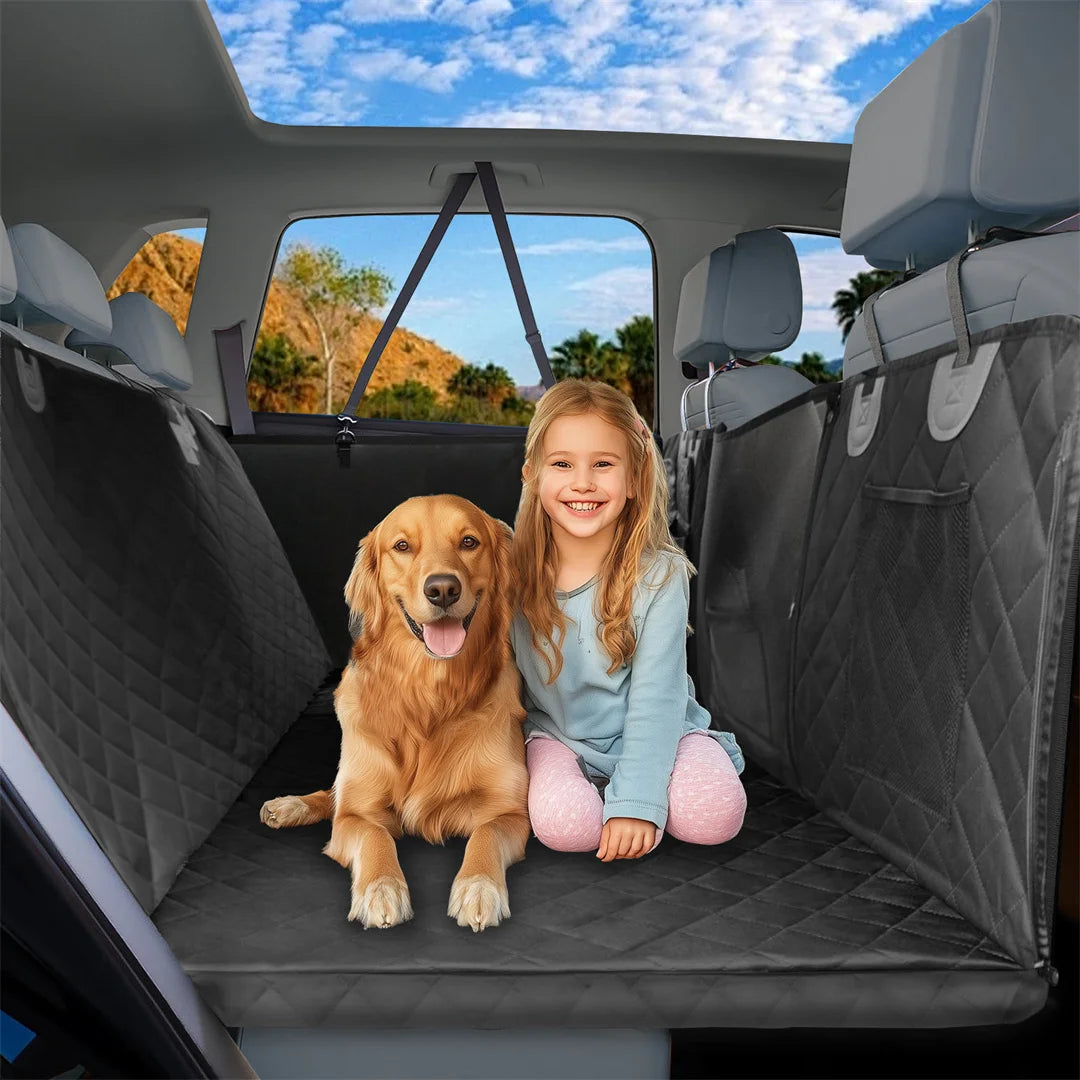 Bingopaw Waterproof Dog Car Seat Cover Hammock For Back Seat