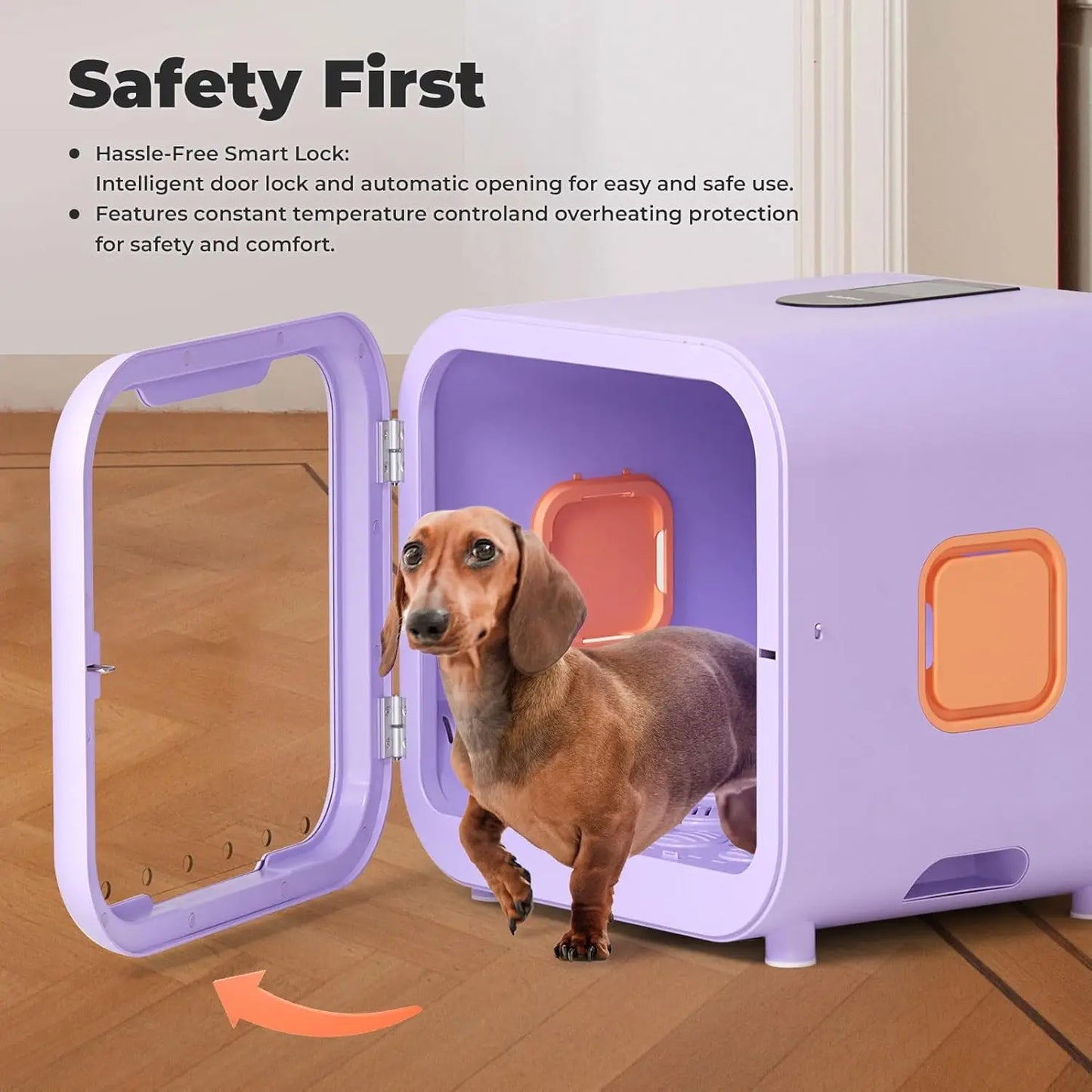 Ultra Quiet Pet Dryer Box With Smart Temp Control System