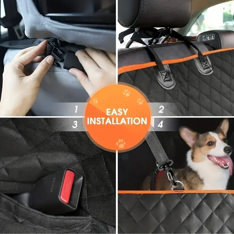 Waterproof Dog Car Seat Cover Hammock Nonslip Scratch Resistant