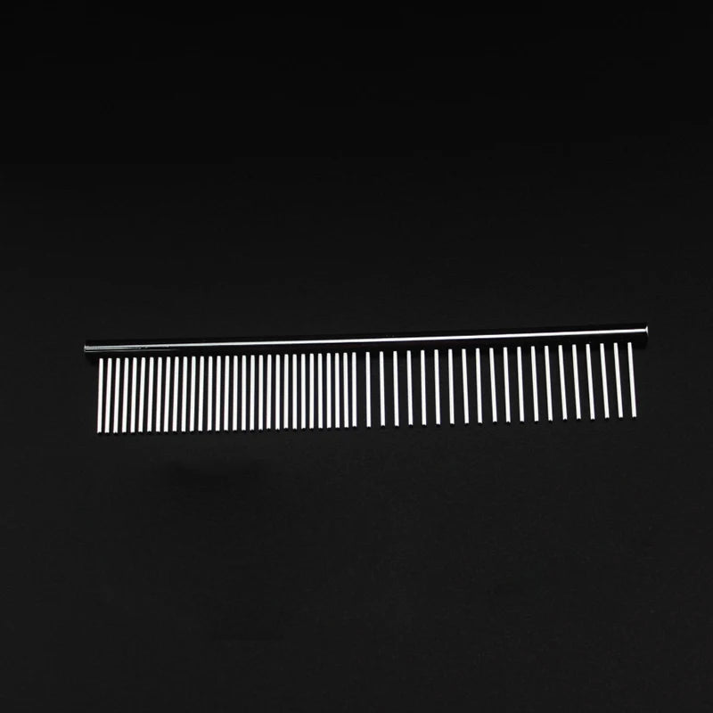 Stainless Steel Dog Comb For Thick Fur Dematting And Grooming