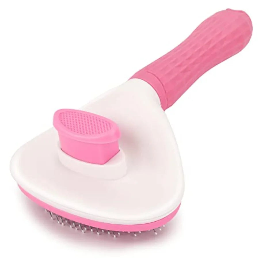 Self Cleaning Slicker Brush For Dogs And Cats Grooming Massager