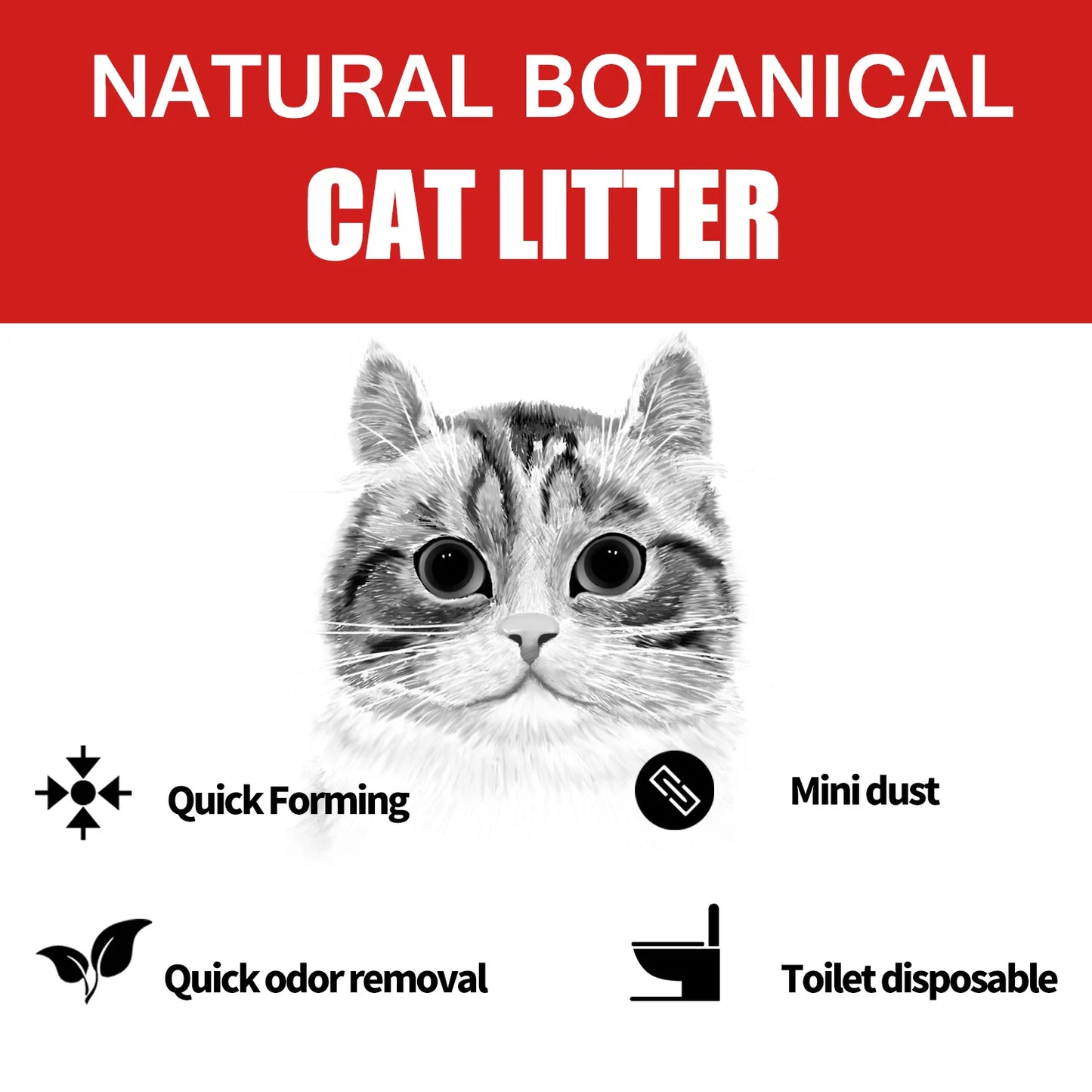 Sumlov Tofu Cat Litter Natural Botanical Flushable Odor Control