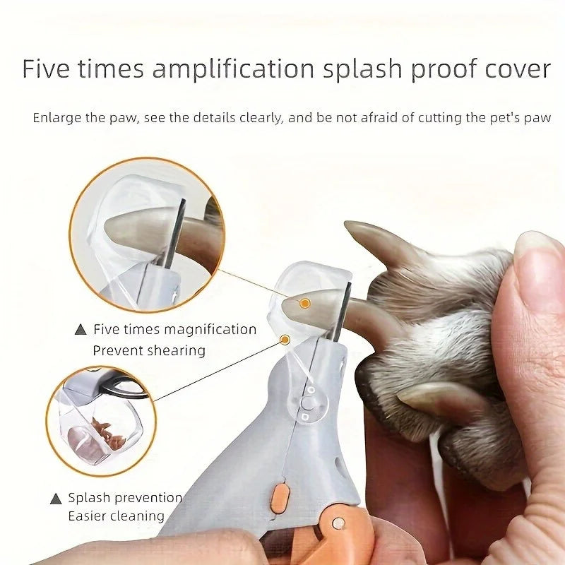LED Light Nail Clippers For Dogs Cats With Precision Cutter