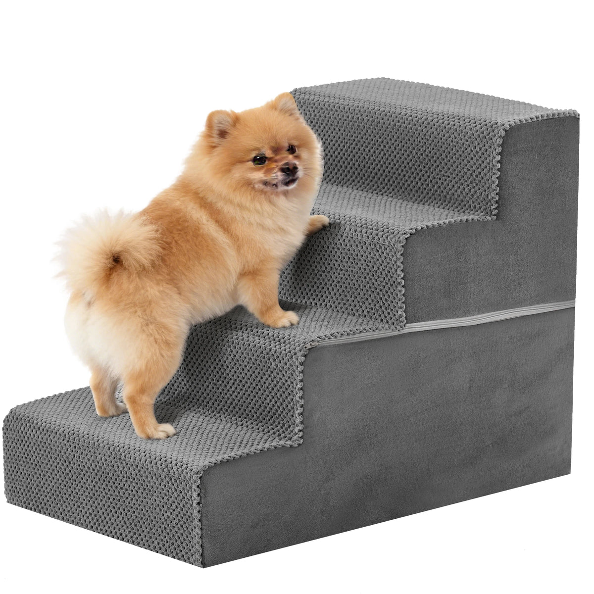 Curved Foam Dog Stairs Ramp Non Slip Indoor Climbing Aid