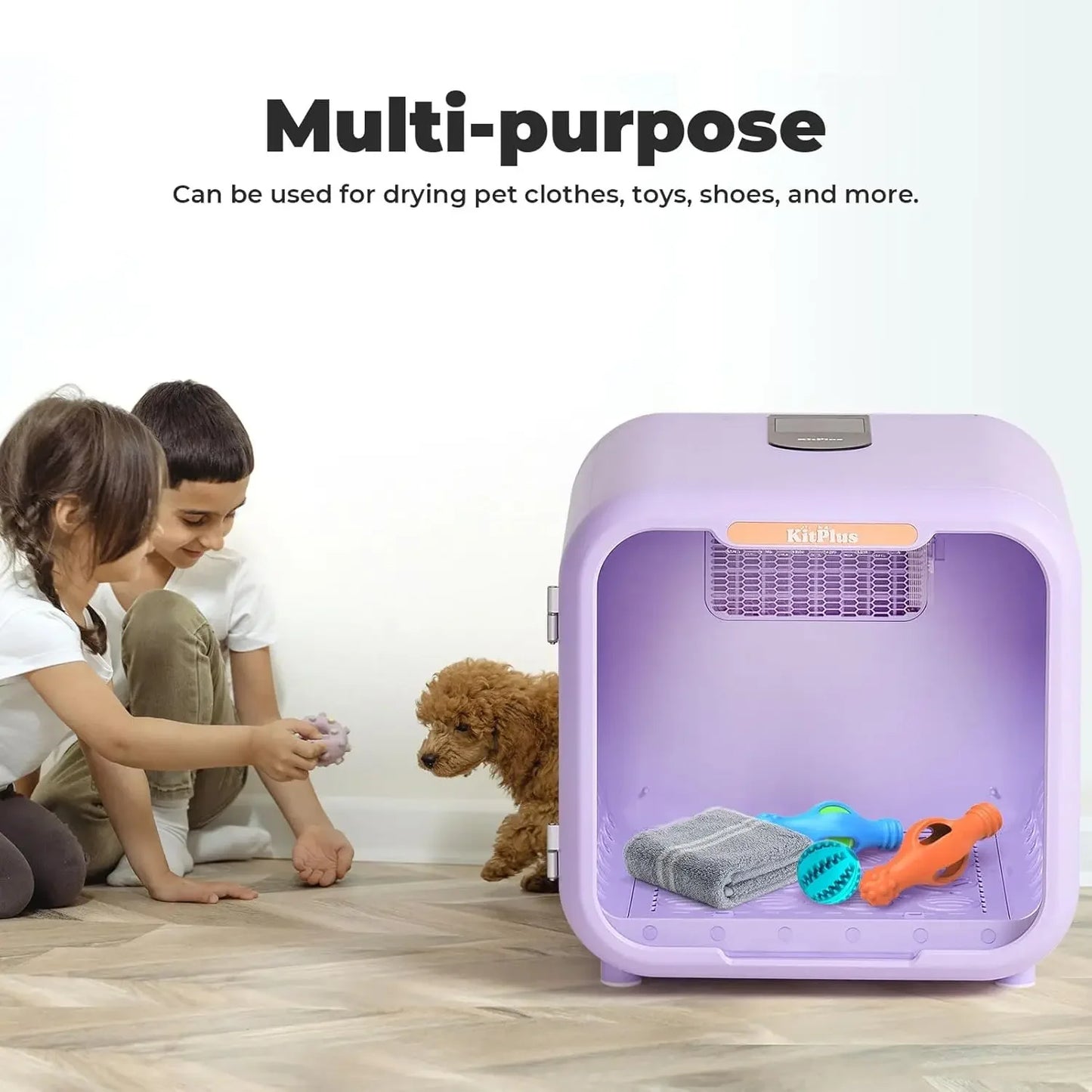 Ultra Quiet Pet Dryer Box With Smart Temp Control System