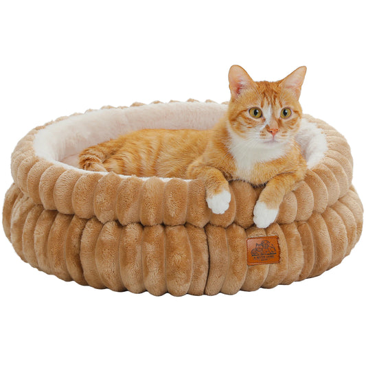 PAWZ Road Dog Bed Cozy Round Washable Anti Slip Bottom