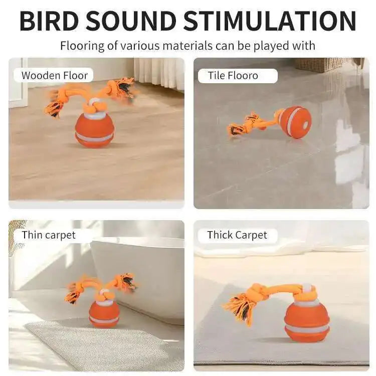 LISM Smart Dog Toy Ball Motion Activated Interactive Squeaky