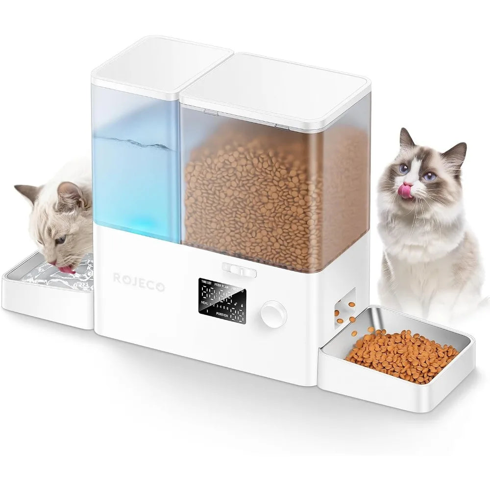 Two In One Automatic Pet Feeder And Water Dispenser