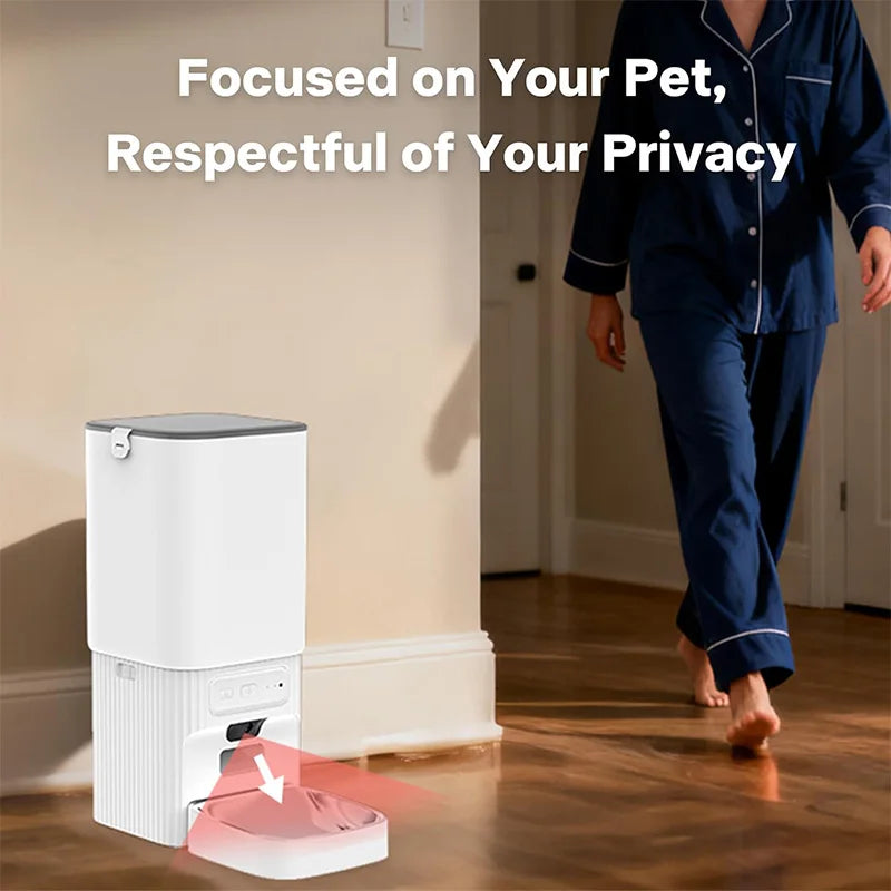 Nityers Smart Pet Feeder With HD Camera And Tuya App