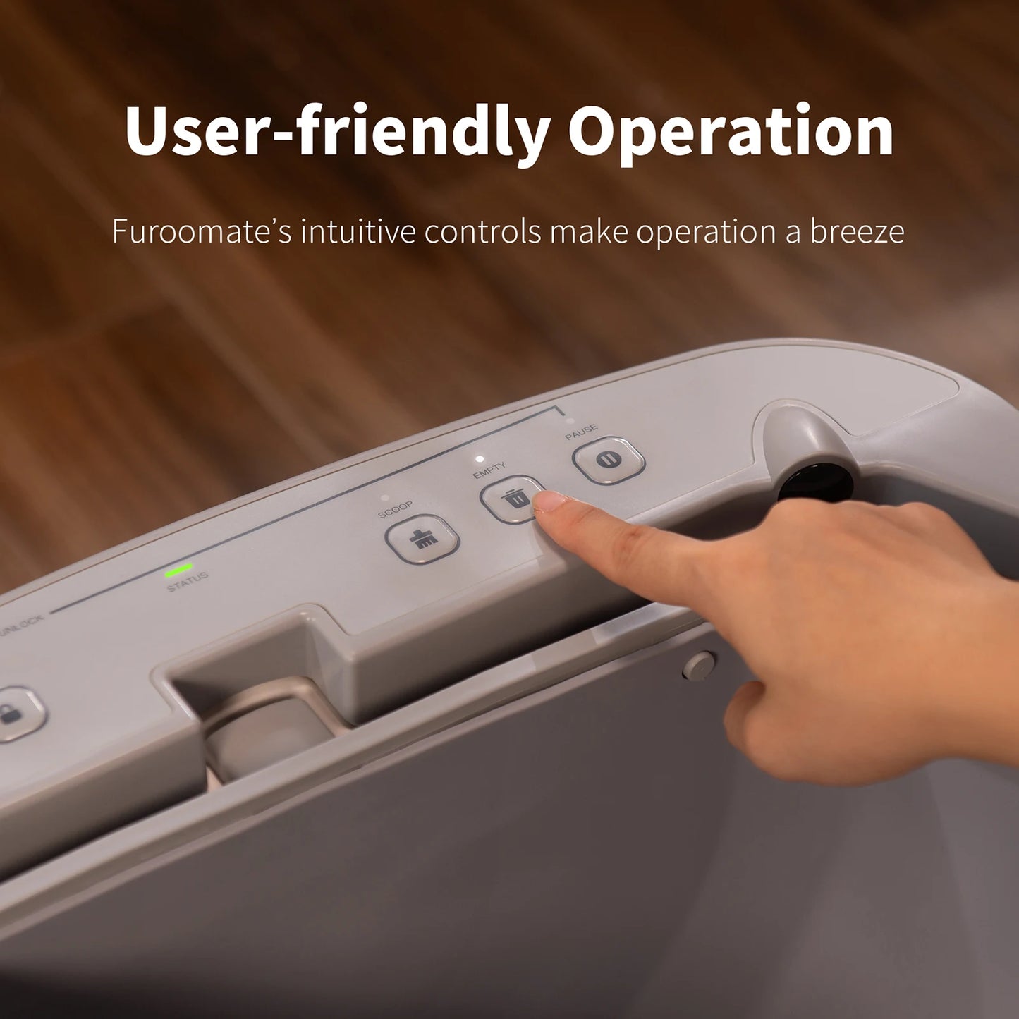 Furoomate F6 Open Top Self Cleaning Litter Box Pro