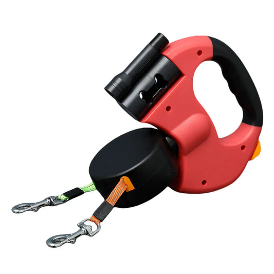 Alloet Dual Pet Leash Retractable With 360 Degree Swivel