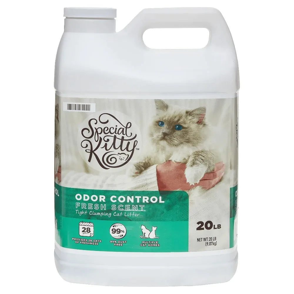 Scoopable Tight Clumping Cat Litter Fresh Scent Odor Control