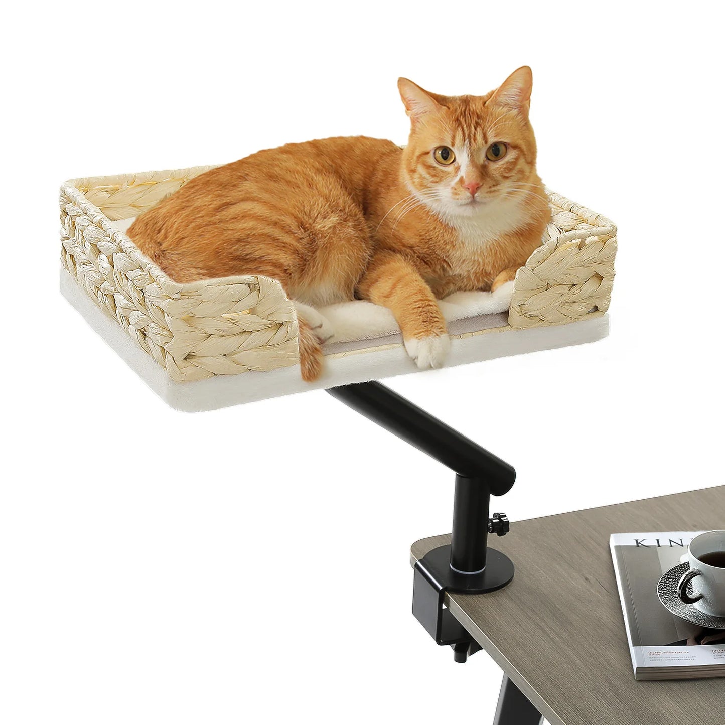 PAWZ Road Cat Desk Bed 360 Rotatable Cat Bed Stand