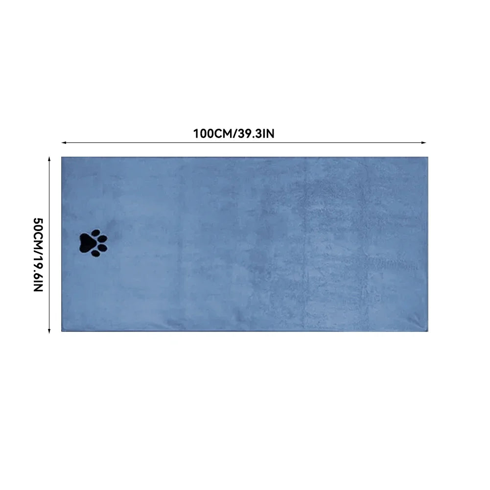 Microfiber Pet Bath Towel for Dogs and Cats Grooming